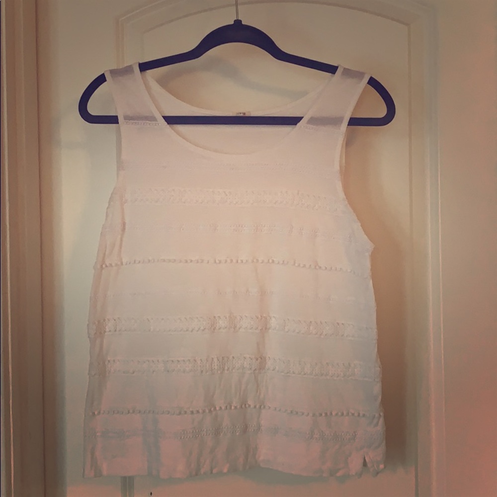 White J Crew top